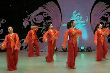 杨艺广场舞中国字中国画下载