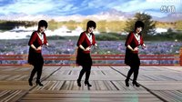 吕芳广场舞《对着月亮说我爱你》正背面演示下载