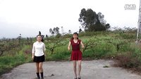 米悠悠广场舞《青苹果乐园》自编简单脚步舞
