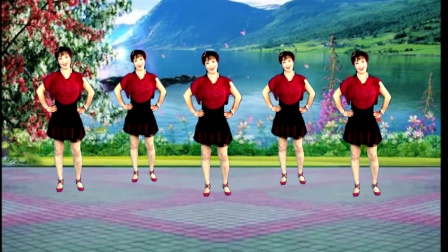 吕芳广场舞简单易学《亲爱的姑娘》正背面及分解动作下载