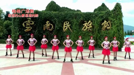 格格广场舞《溜溜的山寨溜溜的醉》正面演示版下载