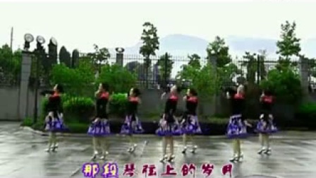 紫蝶广场舞 三步《落花的窗台》高清下载
