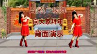 2017最新吕芳广场舞《向大家拜年》正背面加分解动作下载