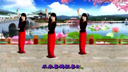 吕芳广场舞戏曲风格《书房门前一枝梅》正背面加分解动作标清下载