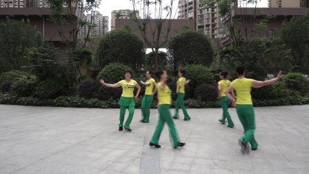 广场舞《中国缘》郫县青青排舞队下载