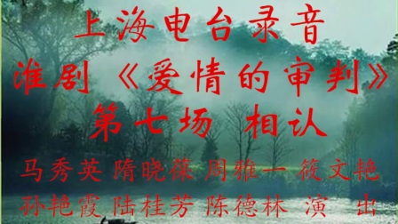 淮剧《爱情的审判》第七场相认