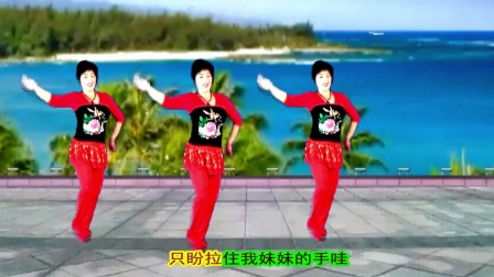 吕芳广场舞《DJ纤夫的爱》正背面加分解动作下载