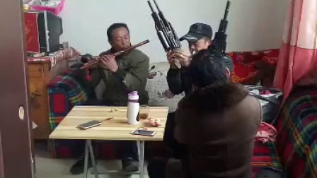 柳子戏艺术家现身农家乐
