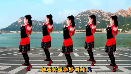 吕芳广场舞《落叶的秋》简单优美大气好学下载