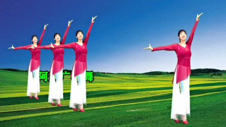 阿采广场舞《不忘初心》爱国舞曲舞出正能量优美大气下载