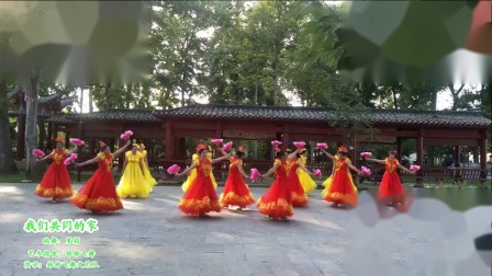 辣妈盛装出席跳广场舞《我们共同的家》变队