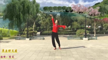 云裳广场舞《草原醉天籁》花语老师原创草原风舞蹈 紫灵个人版下载