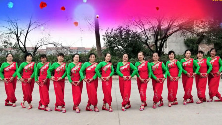 碧玉广场舞《荞麦花》2019网红火爆舞曲舞队集体演示下载