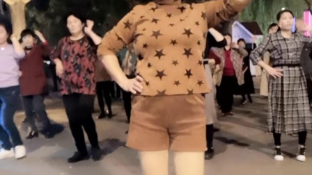 舞灵美娜子广场舞《耶耶耶》夜舞版 高清下