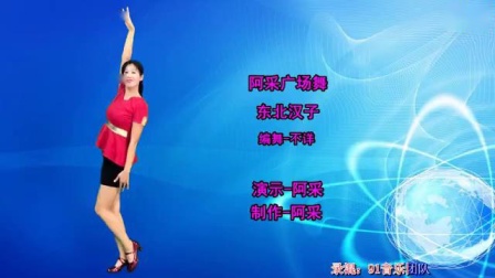阿采入门广场舞教学《东北汉子》好听好看又大气豪放下载