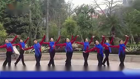 张春丽广场舞 《青藏女孩》（正背面）