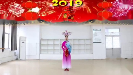 刘荣广场舞《盛世中国年》原创附教学和背面演示下载