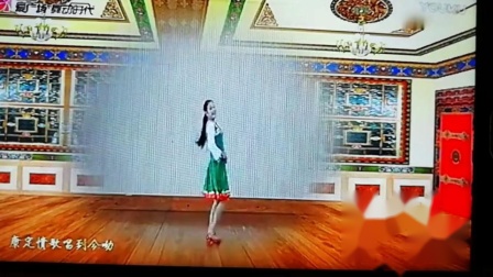 张春丽广场舞《康巴情》背面演示