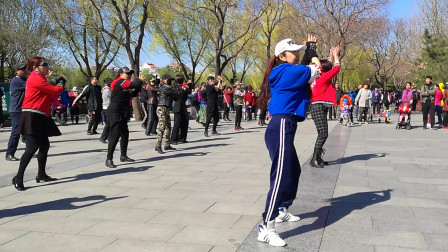 陶然亭广场舞《感到幸福你就拍拍手》歌声嘹