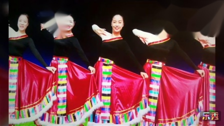 春英广场舞《月光下的美人》藏族舞蹈 教学高清视频免费下载下载
