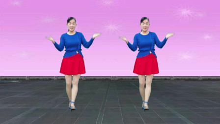 玫香广场舞《情歌轻轻唱》特别简单好看好学下载