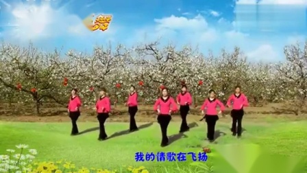 云裳广场舞《火火的姑娘》 (正面演示)教学视频基础步慢动作分解法下载