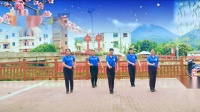 白石镇菲菲原创广场舞《揣着梦想走》初级入