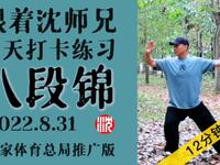 每天打卡《八段锦》12分钟国体标准口令版