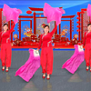 玫香广场舞《红红火火》长扇子舞好听好看下载